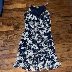 Lulu’s Floral Strapless Dress